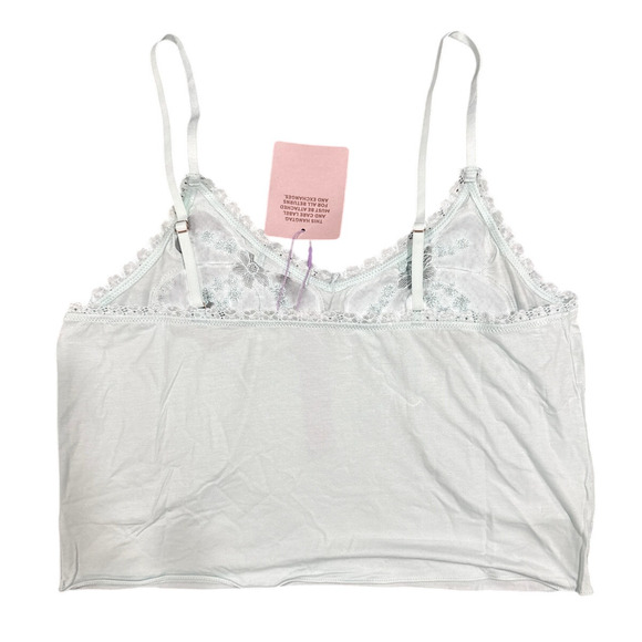 Savage X Fenty Lace Curvy Cami Sleepwear - Seashell Blue - Size: 2X (2) - Picture 6 of 6
